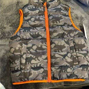 Jumping Beans Vest 4T with dinosaurs pattern